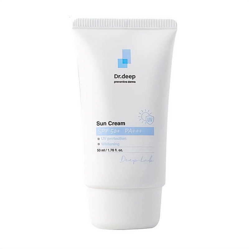 Уцінка! Сонцезахисний освітлювальний крем для обличчя Dr.Deep Sun Cream, SPF 50+ PA+++, 50 мл